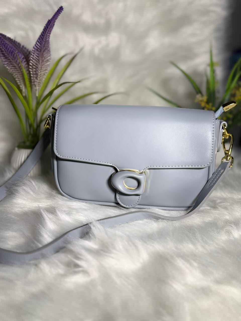Light Blue Luxury Women's Handbag – Elegant Fashion Shoulder Bag